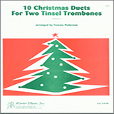 Download Pederson 10 Christmas Duets For Two Tinsel Trombones Sheet Music and Printable PDF Score for Brass Ensemble