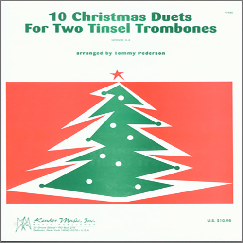 Download or print Pederson 10 Christmas Duets For Two Tinsel Trombones Sheet Music Printable PDF 19-page score for Christmas / arranged Brass Ensemble SKU: 124822.
