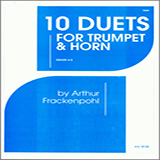 Download Arthur Frackenpohl 10 Duets For Trumpet And Horn Sheet Music and Printable PDF Score for Brass Ensemble