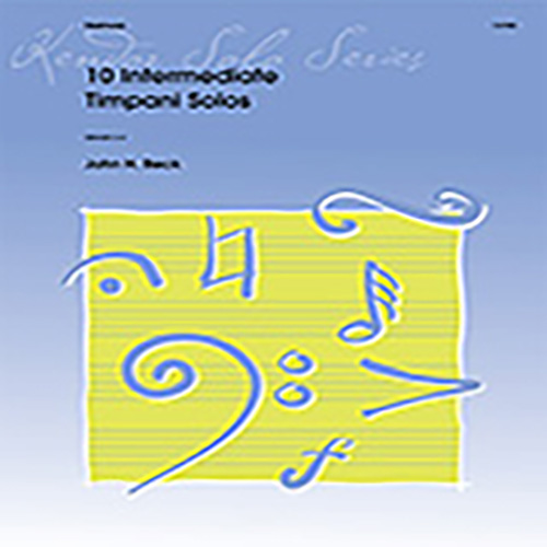 Download John H. Beck 10 Intermediate Timpani Solos Sheet Music and Printable PDF Score for Percussion Solo