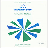 Download or print 10 Jazz Inventions (altos) Sheet Music Printable PDF 22-page score for Jazz / arranged Woodwind Ensemble SKU: 371213.