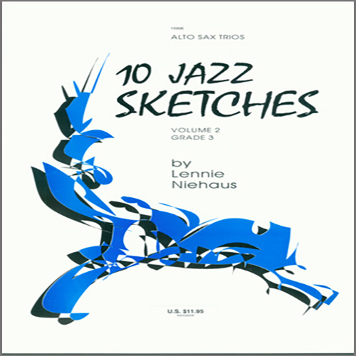 Download or print Lennie Niehaus 10 Jazz Sketches, Volume 2 (altos) Sheet Music Printable PDF 21-page score for Jazz / arranged Woodwind Ensemble SKU: 339292.