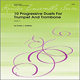 Download or print 10 Progressive Duets For Trumpet And Trombone Sheet Music Printable PDF 25-page score for Classical / arranged Brass Ensemble SKU: 124804.