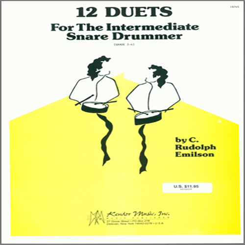 Download Emilson 12 Duets For The Intermediate Snare Drummer Sheet Music and Printable PDF Score for Percussion Ensemble