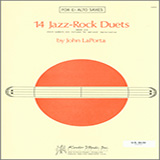 Download or print John LaPorta 14 Jazz-Rock Duets Sheet Music Printable PDF 17-page score for Jazz / arranged Percussion Ensemble SKU: 373558.