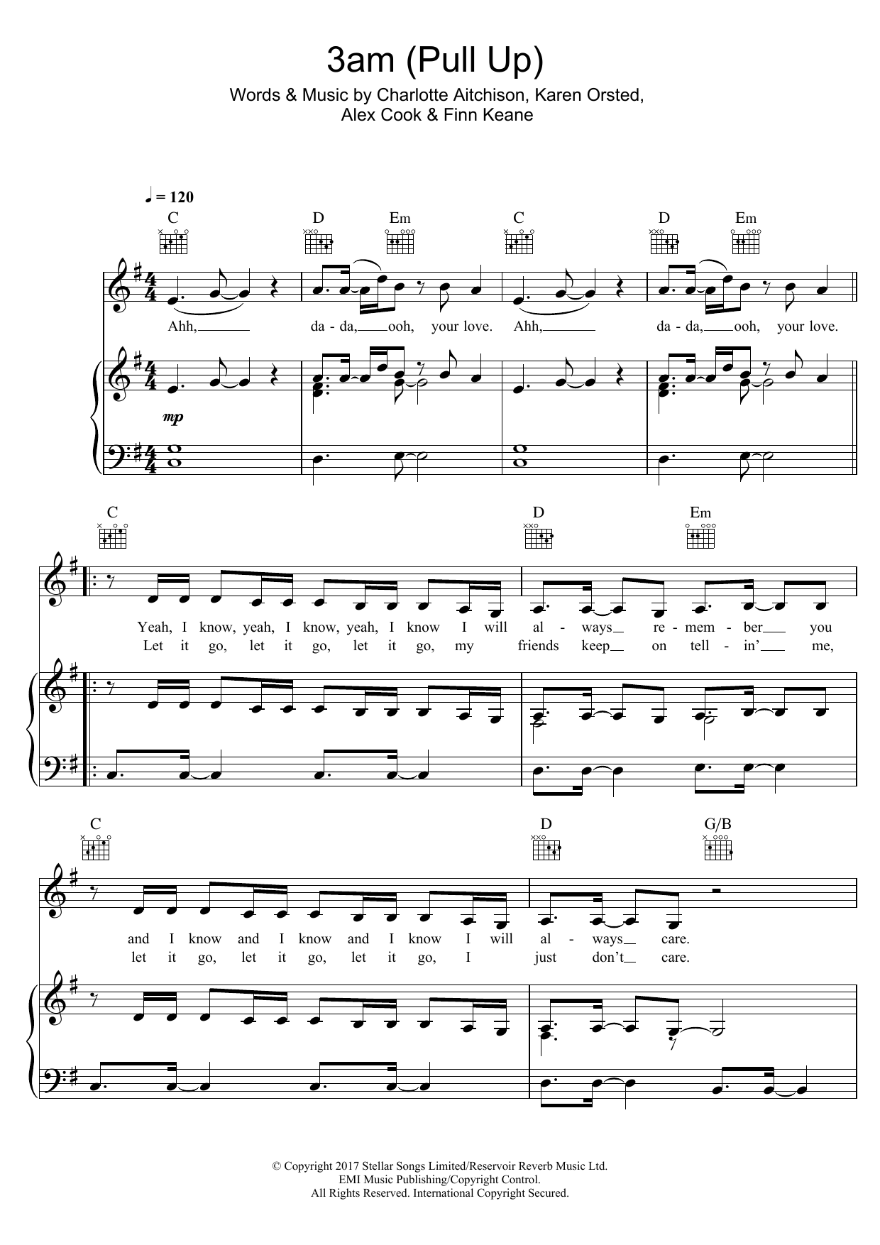 Download Charli XCX 3am (Pull Up) (feat. MØ) Sheet Music