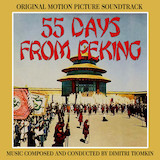Download or print 55 Days At Peking Sheet Music Printable PDF 4-page score for Film/TV / arranged Piano, Vocal & Guitar (Right-Hand Melody) SKU: 70584.