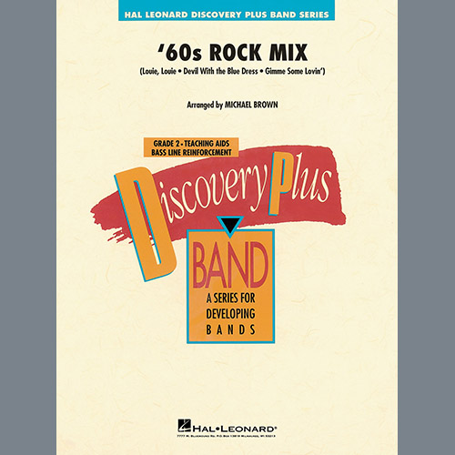 Download Michael Brown '60s Rock Mix - Bass Sheet Music and Printable PDF Score for Concert Band