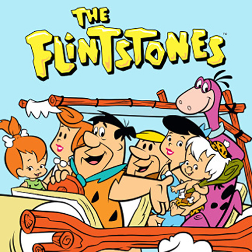 Download or print The BC-52's (Meet) The Flintstones Sheet Music Printable PDF 3-page score for Film/TV / arranged Big Note Piano SKU: 431271.