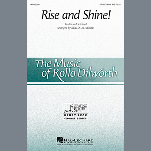 Download Rollo Dilworth 'Rise And Shine! Sheet Music and Printable PDF Score for 3-Part Treble Choir