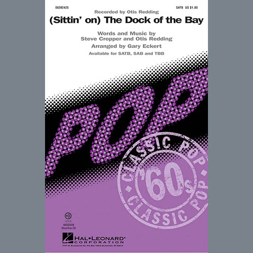Download or print Gary Eckert (Sittin' On) The Dock Of The Bay Sheet Music Printable PDF 9-page score for Oldies / arranged TBB Choir SKU: 283997.
