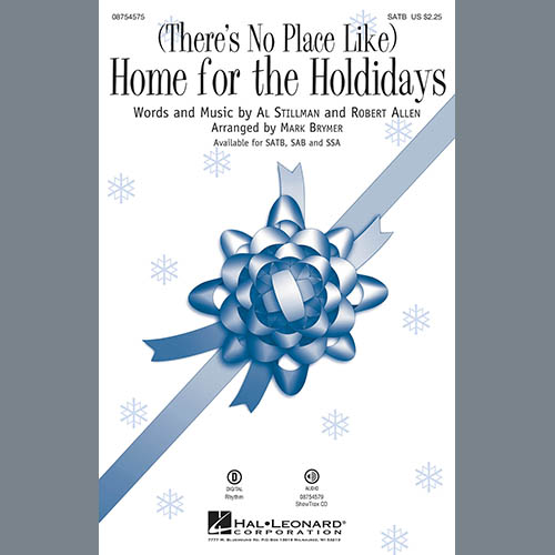 Download Mark Brymer (There's No Place Like) Home For The Holidays - Bass Sheet Music and Printable PDF Score for Choir Instrumental Pak