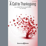 Download or print A Call To Thanksgiving Sheet Music Printable PDF 10-page score for Sacred / arranged SATB Choir SKU: 415678.