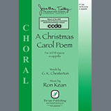 Download or print A Christmas Carol Poem Sheet Music Printable PDF 12-page score for Christmas / arranged SATB Choir SKU: 1417117.