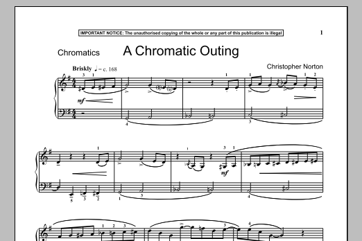 Download Christopher Norton A Chromatic Outing Sheet Music