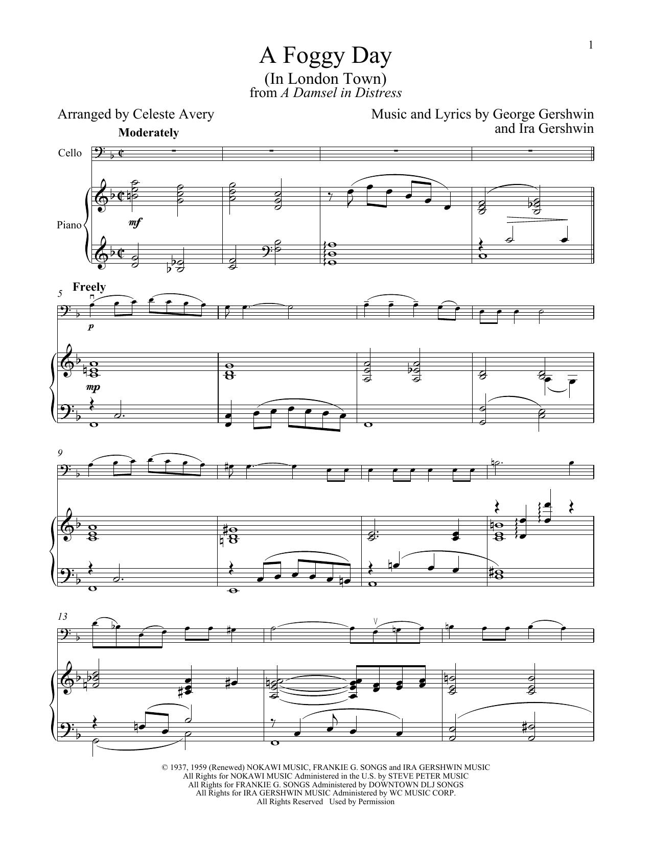 Download George Gershwin & Ira Gershwin A Foggy Day (In London Town) (from A Da Sheet Music