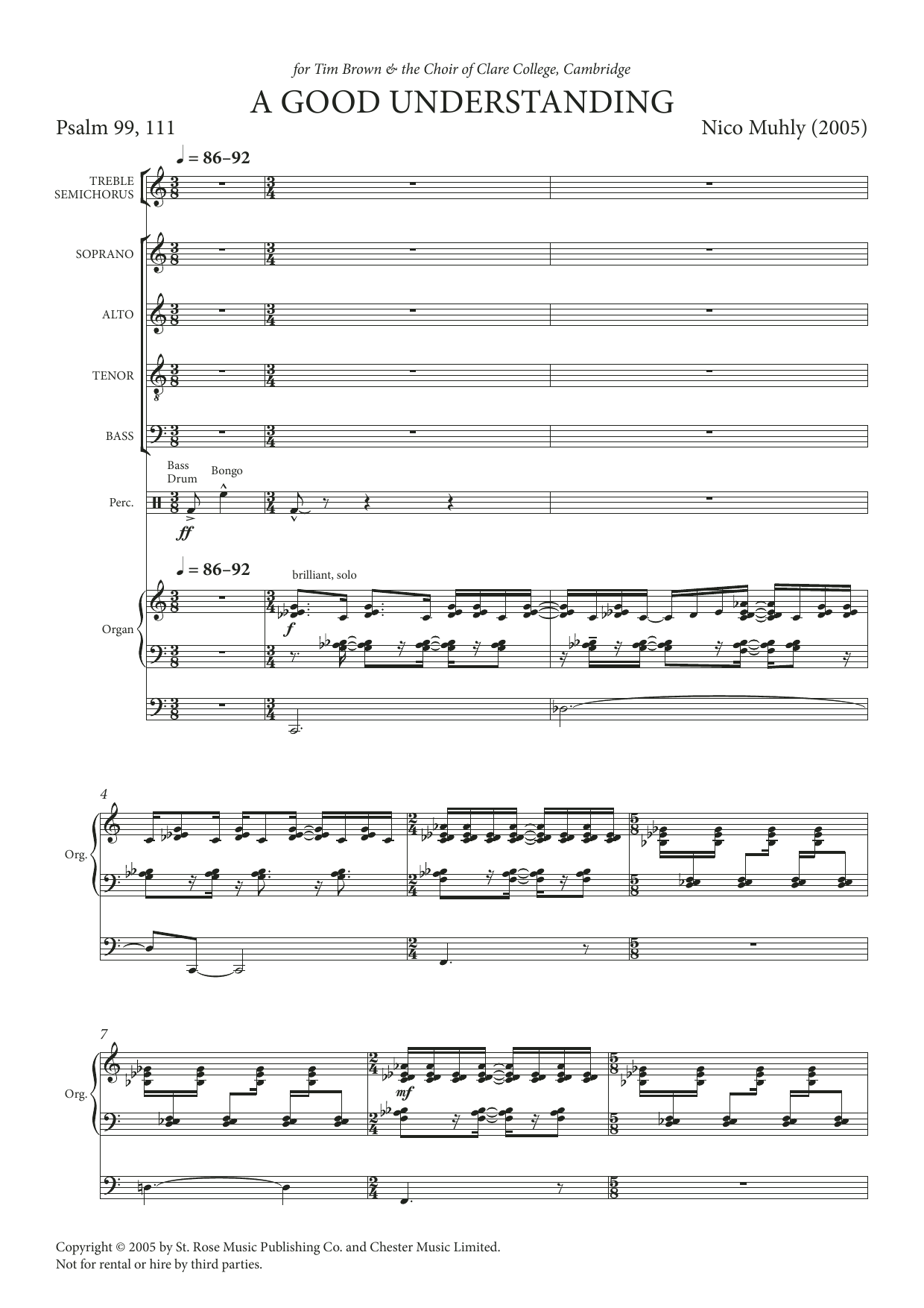 Download Nico Muhly A Good Understanding Sheet Music