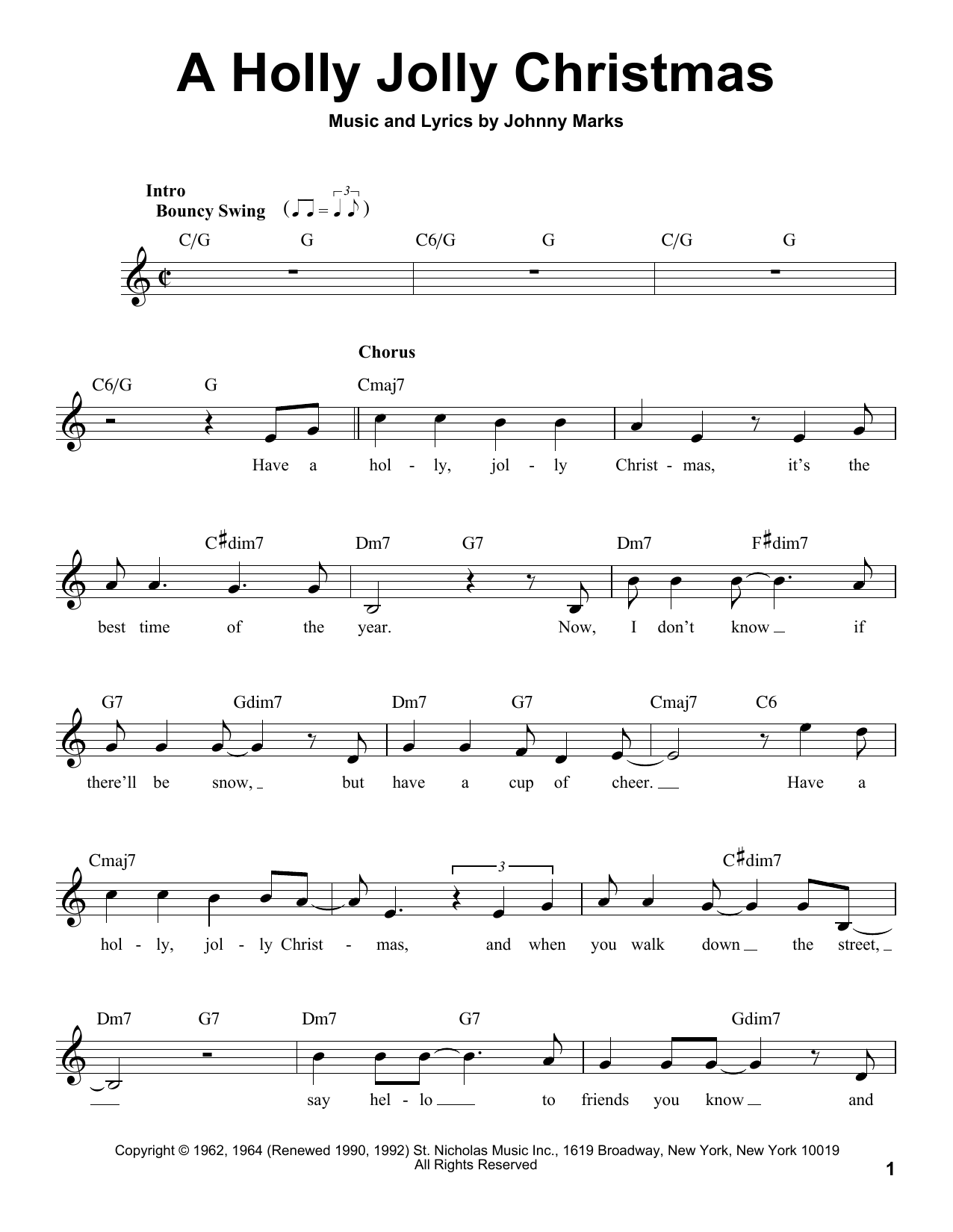 Download Michael Buble A Holly Jolly Christmas Sheet Music