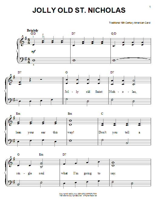 Download Traditional Carol A Jolly Merry Christmas Sheet Music