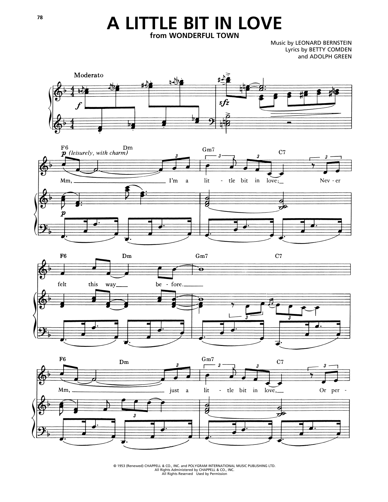 Download Audra McDonald A Little Bit In Love (from Wonderful To Sheet Music