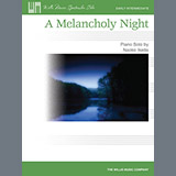 Download or print A Melancholy Night Sheet Music Printable PDF 3-page score for Pop / arranged Educational Piano SKU: 86821.