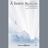Download or print A Simple Alleluia Sheet Music Printable PDF 3-page score for Sacred / arranged SATB Choir SKU: 156859.
