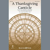 Download or print A Thanksgiving Canticle Sheet Music Printable PDF 11-page score for Sacred / arranged SATB Choir SKU: 186001.