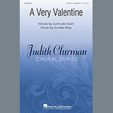 Download or print A Very Valentine Sheet Music Printable PDF 7-page score for Festival / arranged SATB Choir SKU: 1152691.