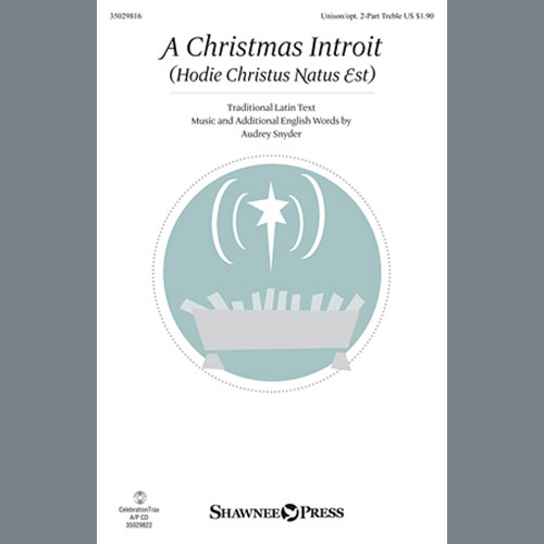 Download or print Audrey Snyder A Christmas Introit (Hodie Christus Natus Est) Sheet Music Printable PDF 2-page score for Christmas / arranged Choir SKU: 157074.