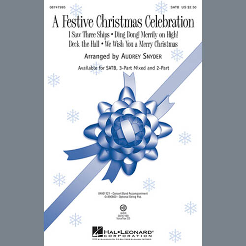 Download Audrey Snyder A Festive Christmas Celebration Sheet Music and Printable PDF Score for 3-Part Mixed Choir