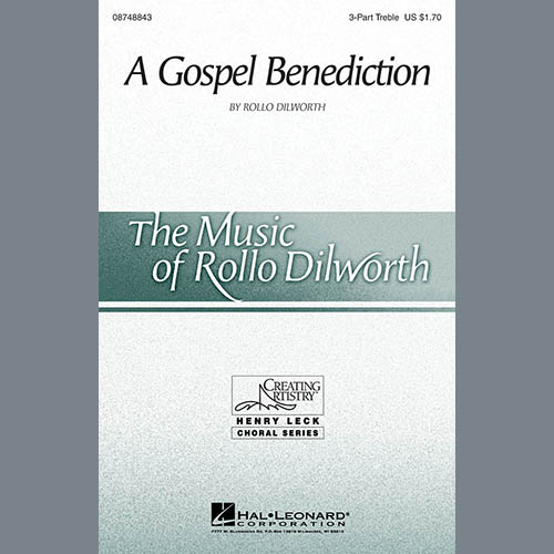 Download or print James M. Black A Gospel Benediction (arr. Rollo Dilworth) Sheet Music Printable PDF 11-page score for Gospel / arranged 3-Part Treble Choir SKU: 95698.