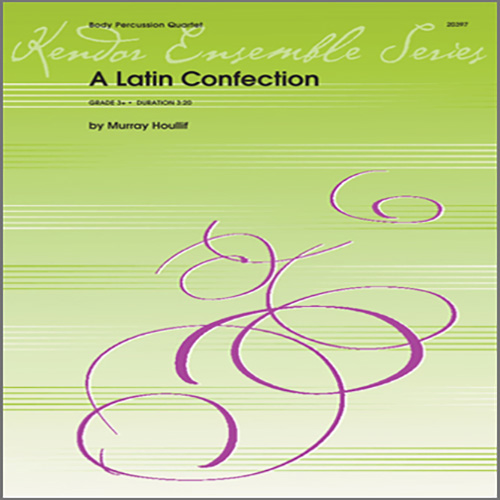 Download Murray Houllif A Latin Confection - Full Score Sheet Music and Printable PDF Score for Percussion Ensemble