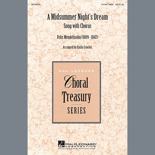 Download Emily Crocker A Midsummer Night's Dream Overture, Excerpt Sheet Music and Printable PDF Score for 3-Part Treble Choir