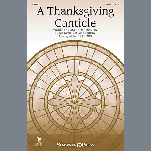 Download Brad Nix A Thanksgiving Canticle - Full Score Sheet Music and Printable PDF Score for Choir Instrumental Pak