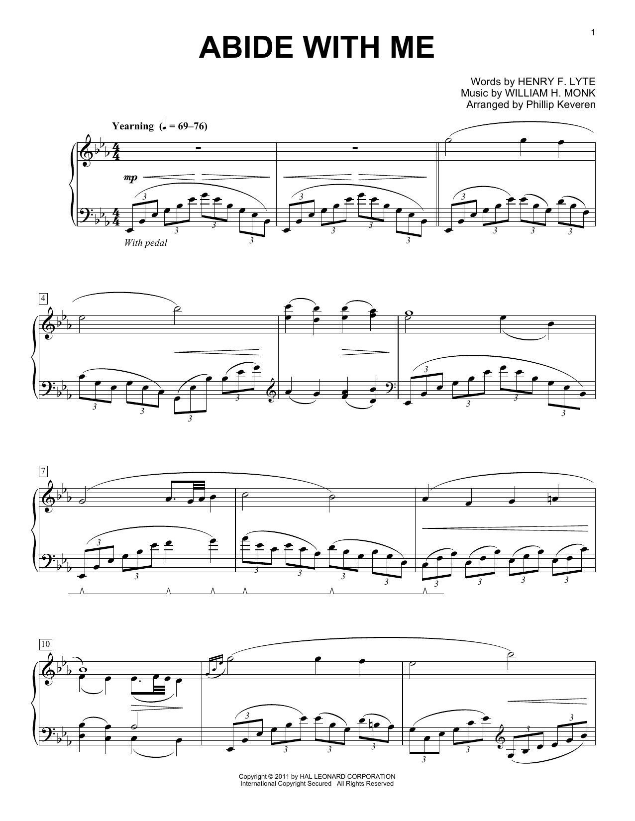 Download Henry F. Lyte Abide With Me [Classical version] (arr. Sheet Music