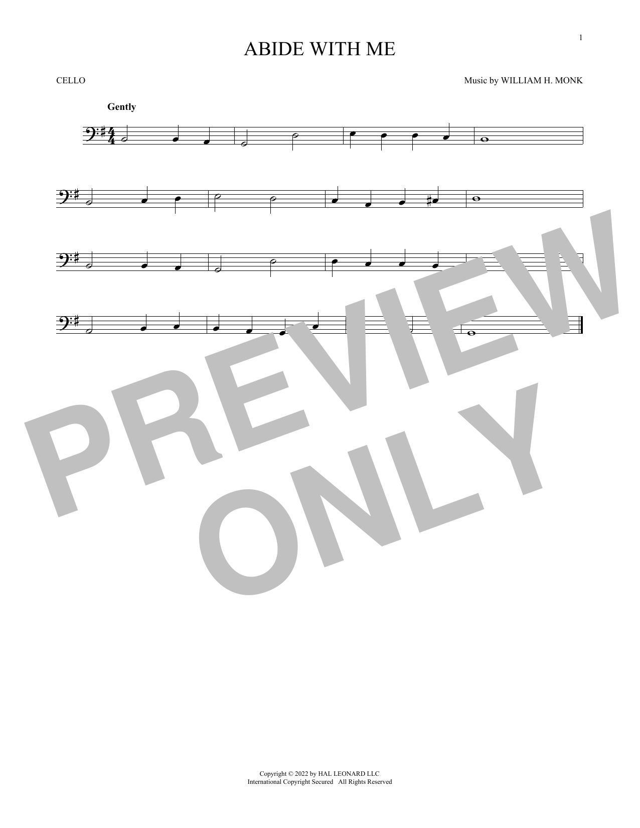 Download Henry F. Lyte Abide With Me Sheet Music