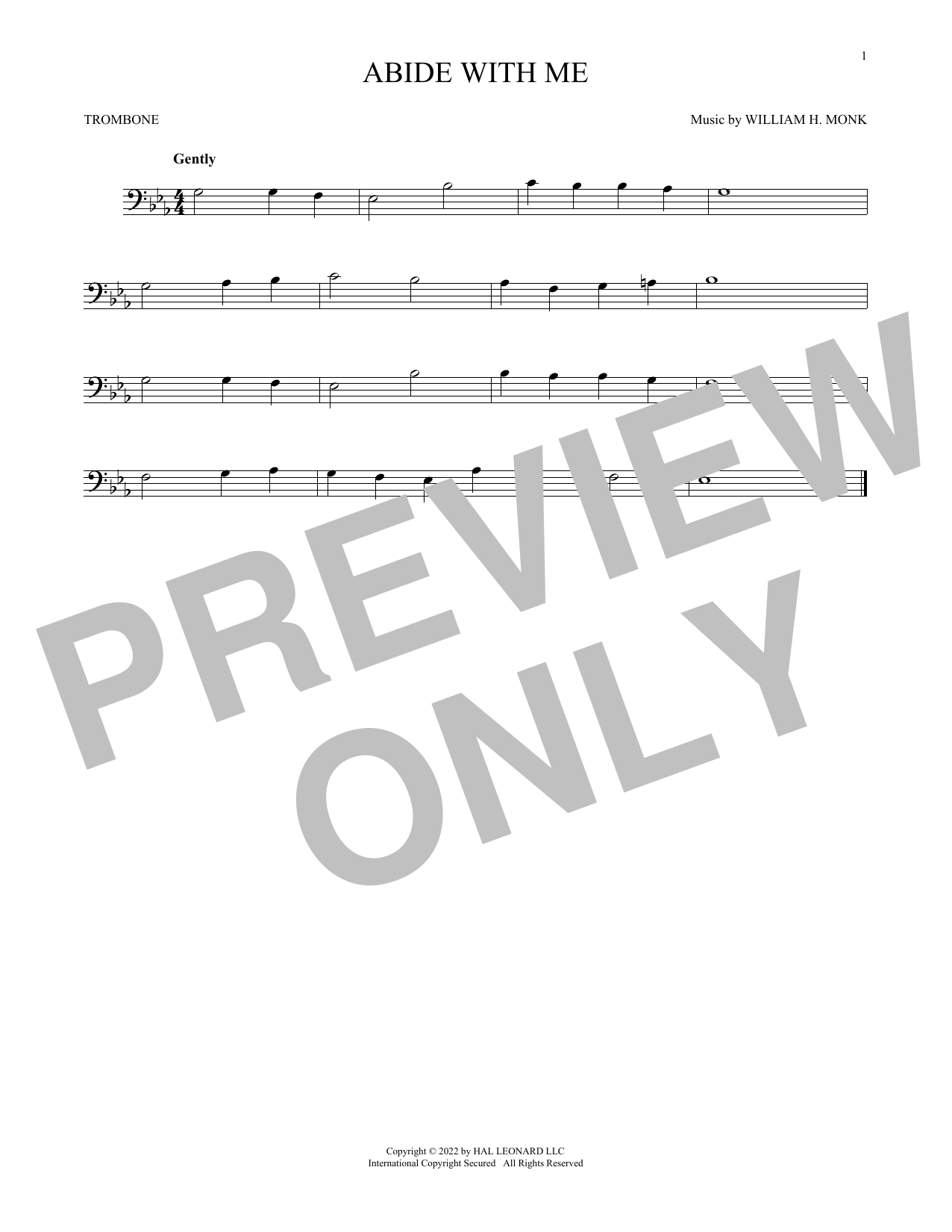 Download Henry F. Lyte Abide With Me Sheet Music