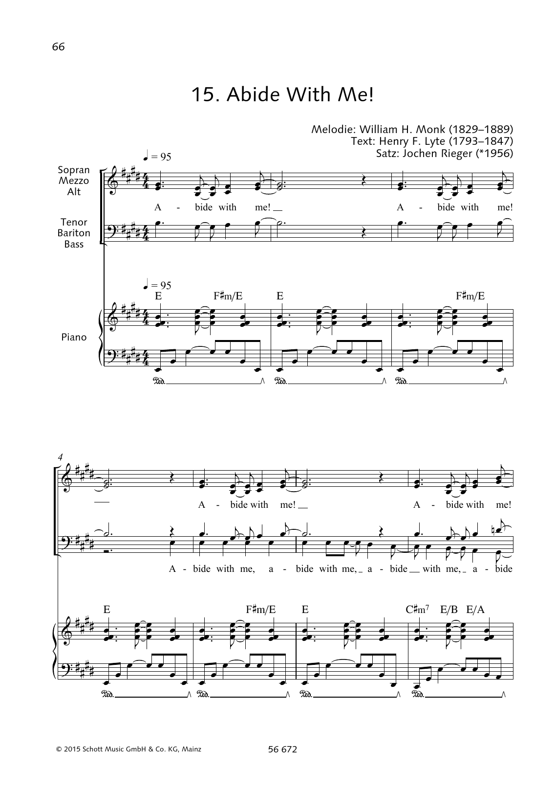 Download Henry Francis Lyte Abide With Me! Sheet Music