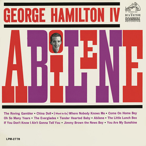 Download or print George Hamilton IV Abilene Sheet Music Printable PDF 1-page score for Country / arranged Banjo Tab SKU: 177962.