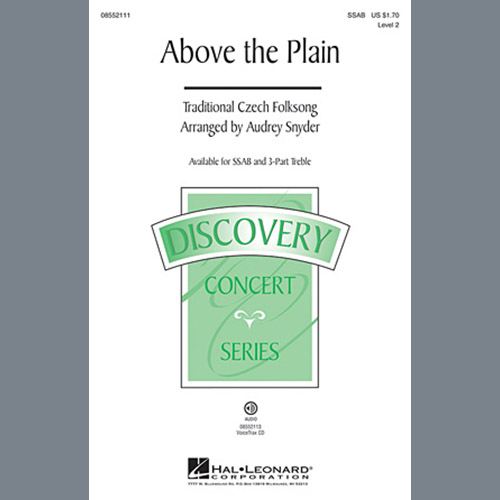 Download Traditional Above The Plain (arr. Audrey Snyder) Sheet Music and Printable PDF Score for 3-Part Treble Choir