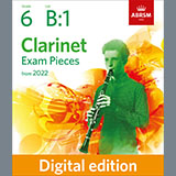 Download or print Adagio (from Clarinet Quintet No. 3) (Grade 6 List B1 from the ABRSM Clarinet syllabus from 2022) Sheet Music Printable PDF 5-page score for Classical / arranged Clarinet Solo SKU: 493973.