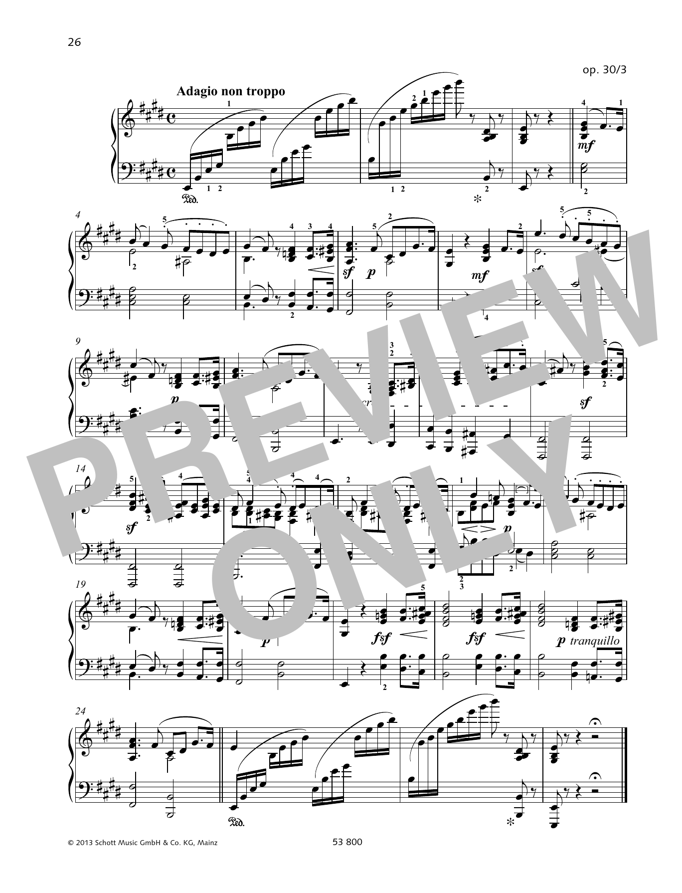 Download Felix Mendelssohn Bartholdy Adagio non troppo Sheet Music