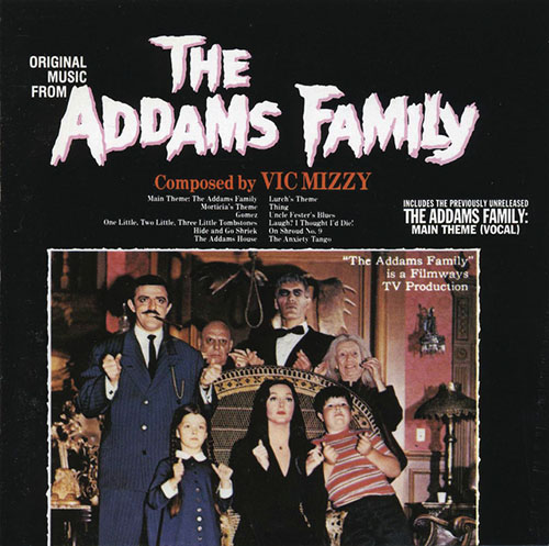 Download Vic Mizzy Addams Family Theme Sheet Music and Printable PDF Score for Big Note Piano