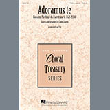 Download or print Adoramus Te Sheet Music Printable PDF 3-page score for Latin / arranged TTBB Choir SKU: 289796.