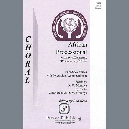 Download David Montoya African Processional (ed. Ron Kean) Sheet Music and Printable PDF Score for SSA Choir