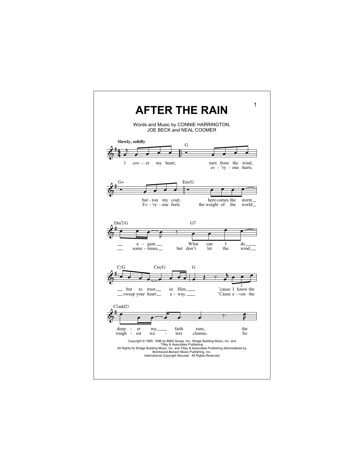 Download Aaron Jeoffrey After The Rain Sheet Music