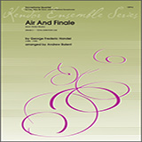Download or print Air And Finale (from Water Music) - 2nd Eb Alto Saxophone Sheet Music Printable PDF 2-page score for Classical / arranged Woodwind Ensemble SKU: 330755.