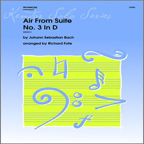 Download Fote Air From Suite #3 In D - Piano Sheet Music and Printable PDF Score for Brass Solo