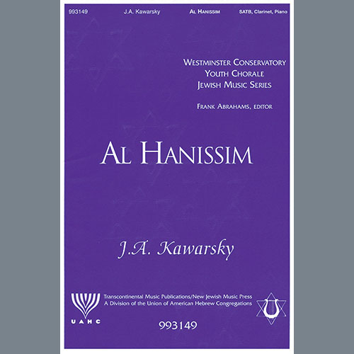 Download J.A. Kawarsky Al Hanissim (Chanukah Song) Sheet Music and Printable PDF Score for SATB Choir