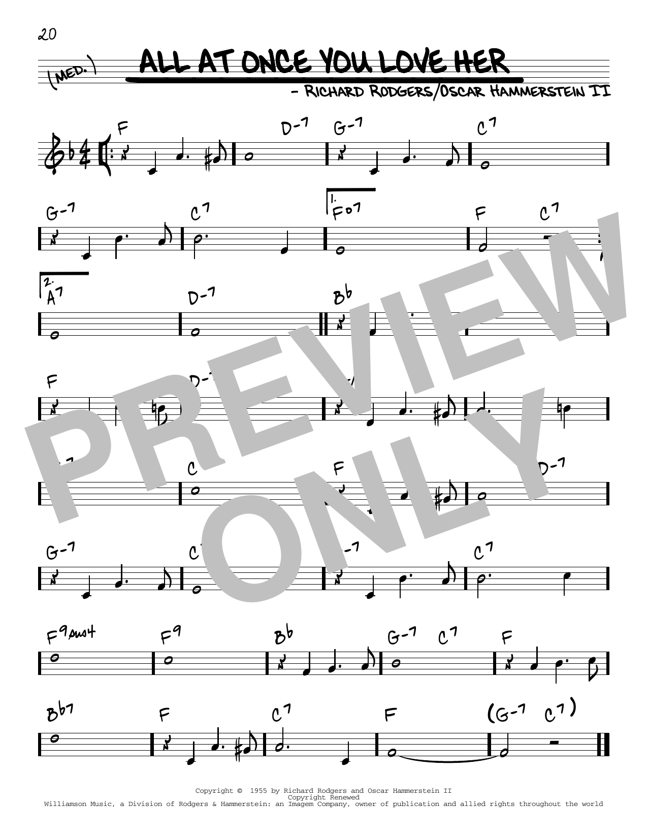 Download Perry Como All At Once You Love Her Sheet Music